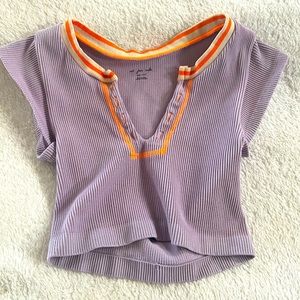Urban Outfitters purple Out from Under Cropped Top XS
